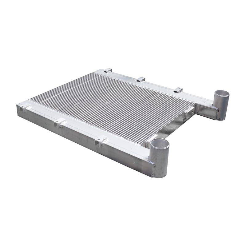 charge air cooler for agricultural machinery