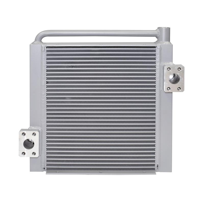 hydraulic oil cooler for road roller